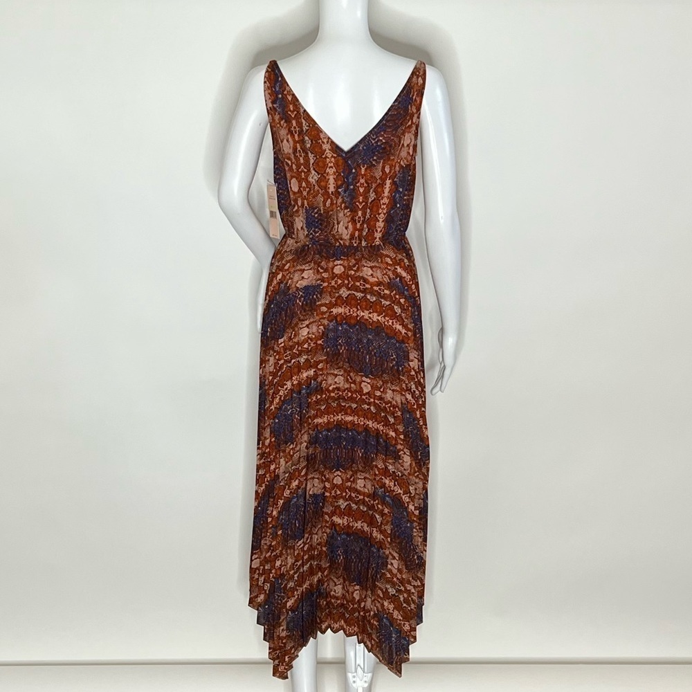 Nanette Lepore Snake Print Pleated Dress - Picture 7 of 8